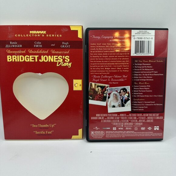 Bridget Jones's Diary DVD Collectors Renee Zellweger Hugh Grant Miramax 2001 - Picture 5 of 6